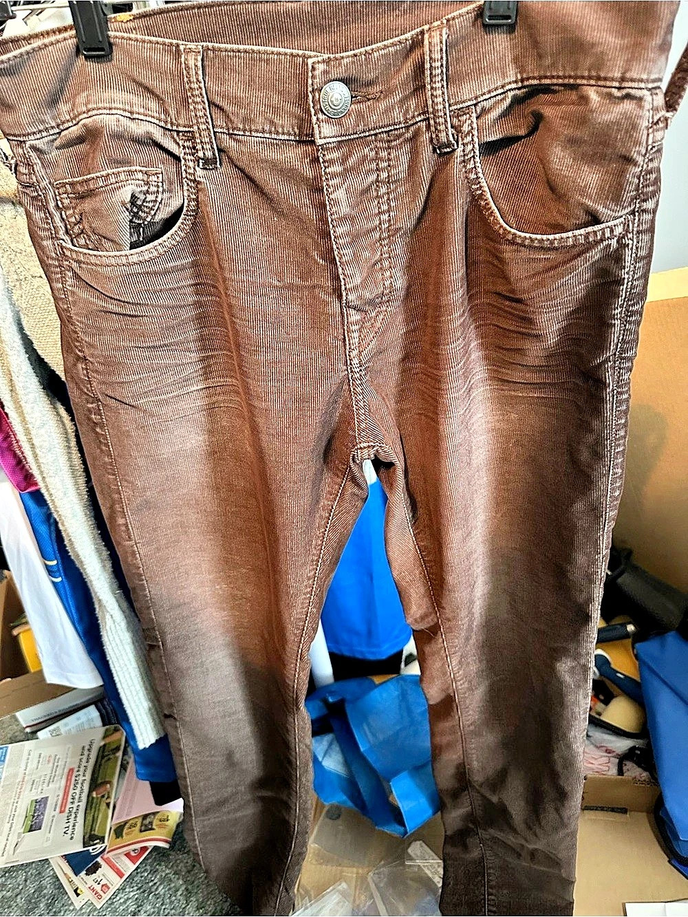 True Religion Brown Skinny Jeans Waist 29